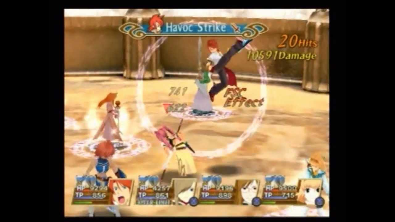 Tales of the Abyss - 180 - Coliseum - Bosses: Reid, Mint, Philia, and Nanaly - Cameo Team (Unknown)