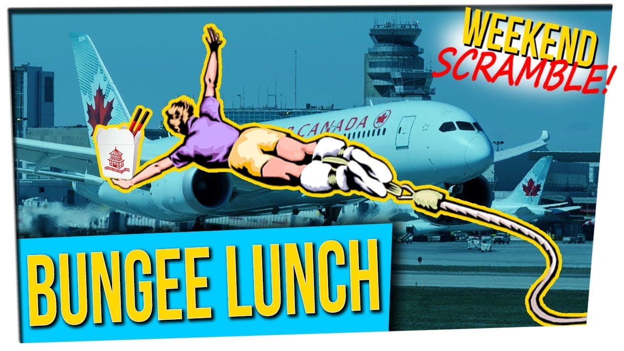 WS: Woman Left Asleep on Airplane || Bungee Lunch || Toilet Tornado (ft. Cris Sosa)
