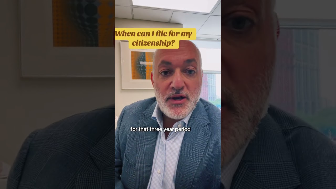 Brad explains the timelines for filing for naturalization