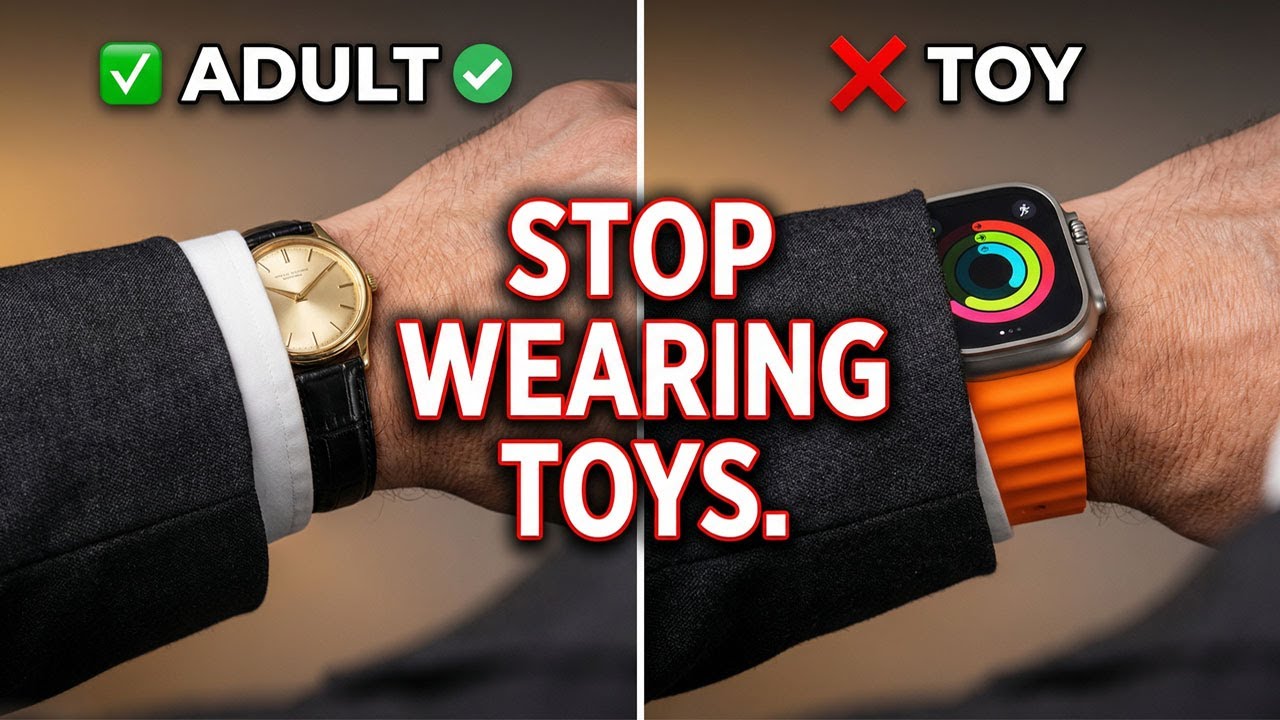 Stop Wearing Toys: Why Your Smartwatch Ruins Your Suit | Old Money Outfits