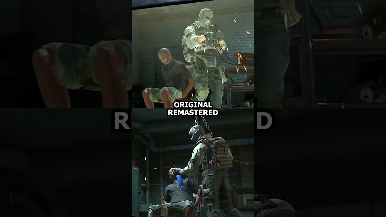 Ghost in the Takedown mission | Original vs Remastered