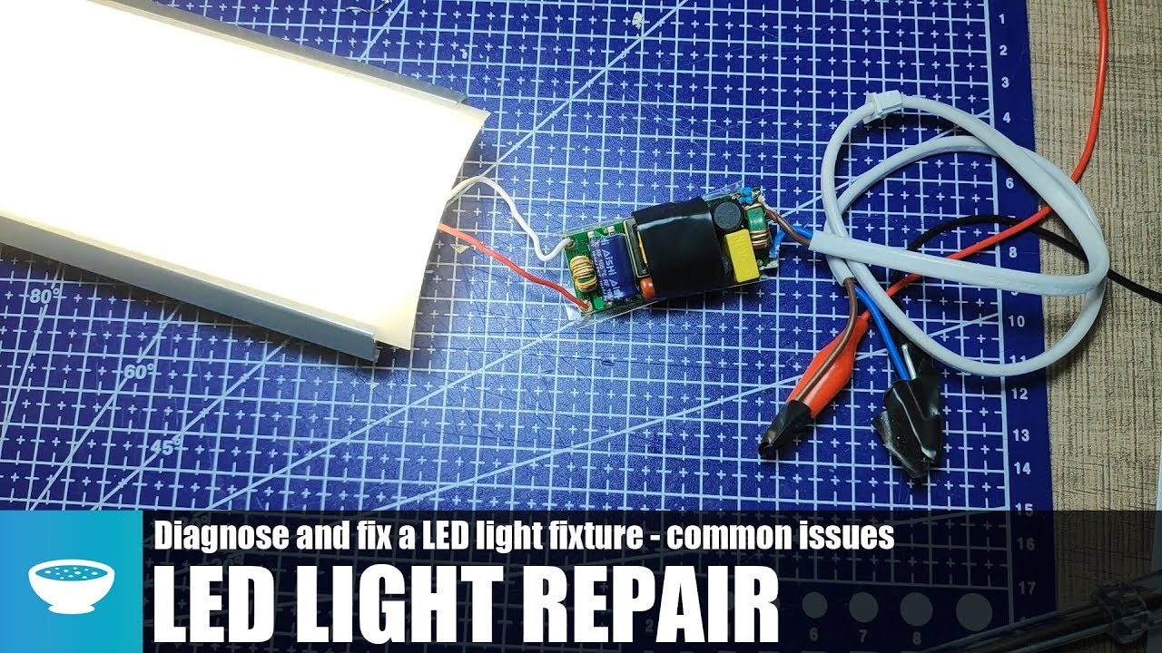 LED light fixture repair