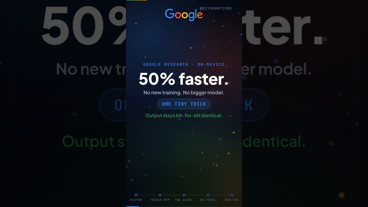 This frozen MTP trick just changed on-device AI forever #GeminiNano #AI #GooglePixel