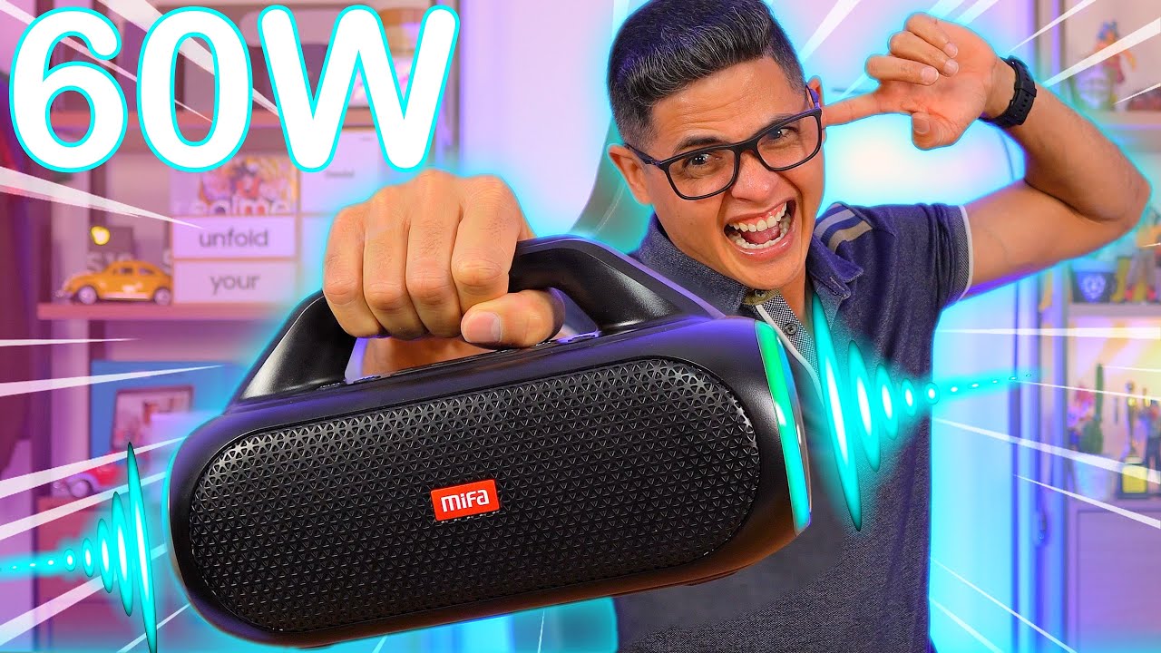 melhor CAIXA DE SOM BLUETOOTH da MIFA? Mifa WildBox tem 60W RMS de POTÊNCIA! Unboxing e Impressões
