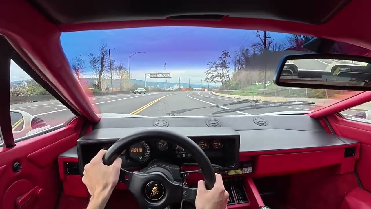 Lamborghini Countach 5000QV POV Test Drive
