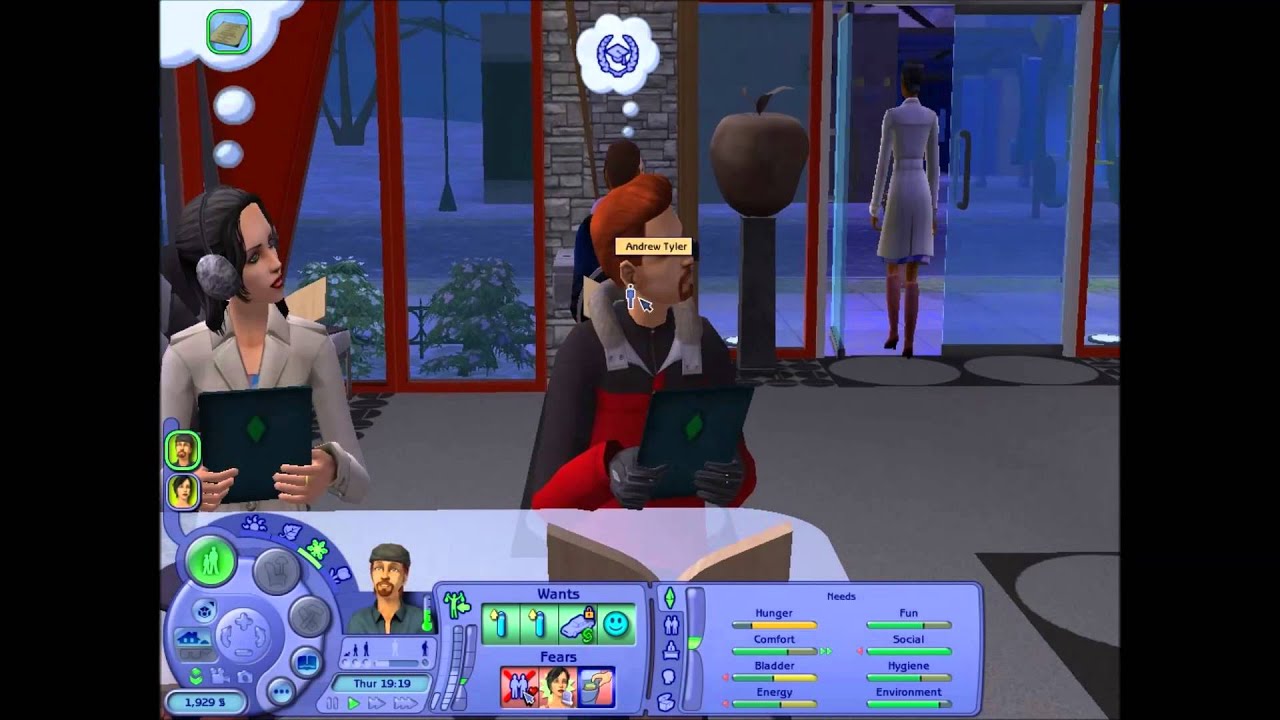 Let's Play: The Sims 2 Open For Business! - [Part 4] - Dinner with the bae