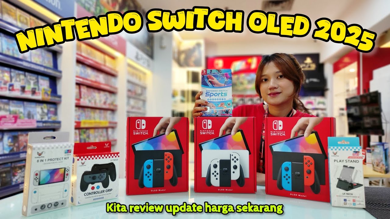 KITA BAHAS DULU HARGA NINTENDO SWITCH OLED , CONSOLE YG COCOK BUAT NGABUBURIT RAMADHAN