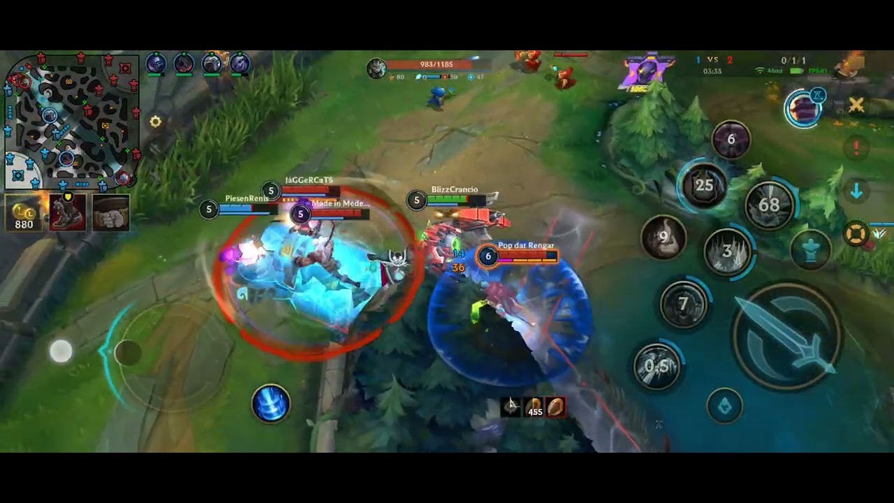 Partida con nautilus sup Wild rift 