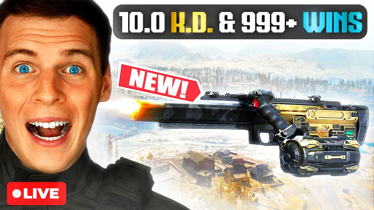 🔴LIVE - *NEW* MINIGUN is Insane in Warzone!!🔴