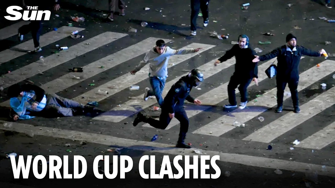 Argentina fans riot in Buenos Aires after World Cup defeat against Spain