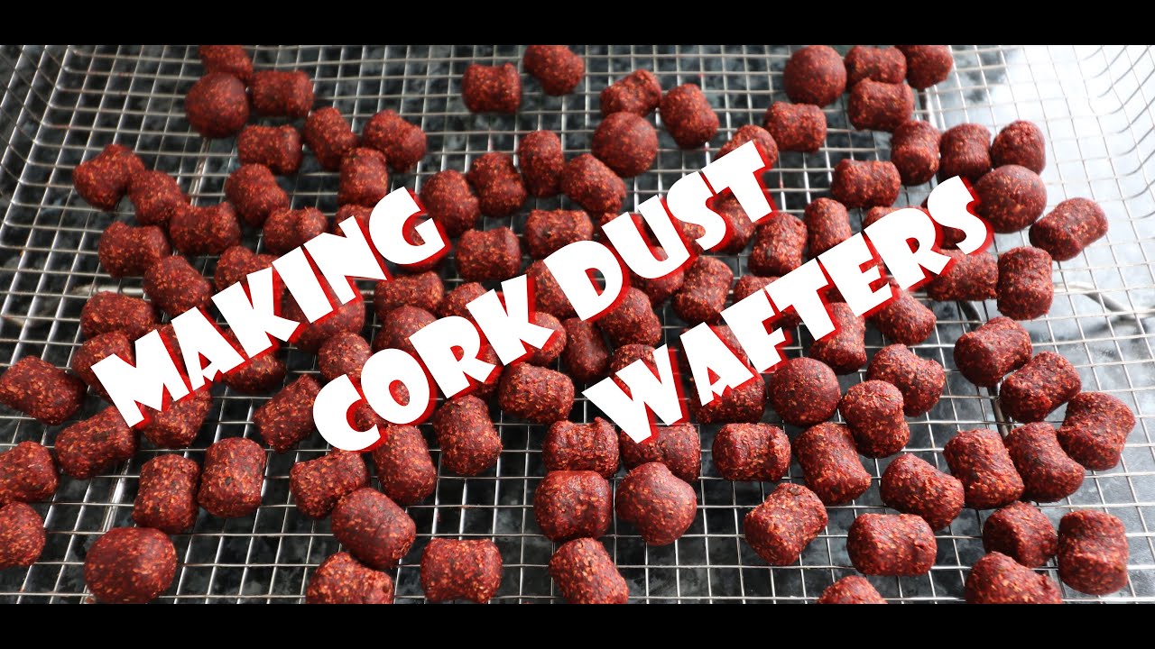 MAKING CORK DUST WAFTERS