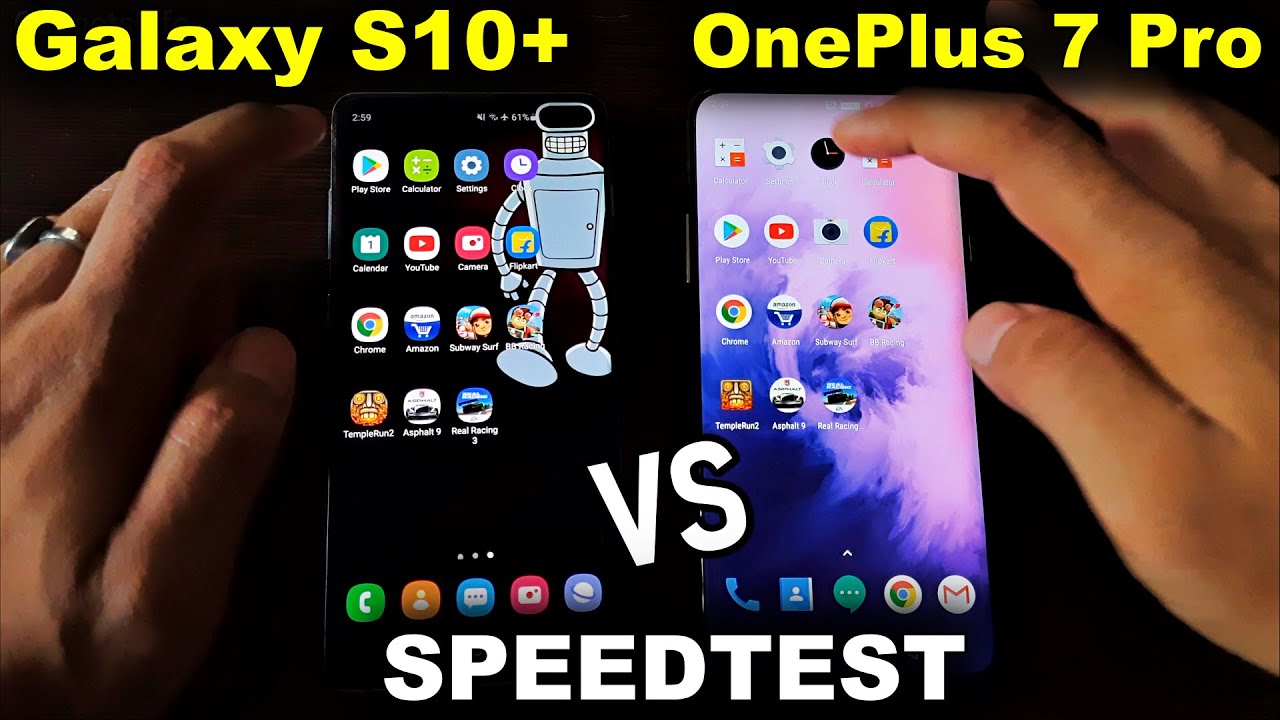Samsung Galaxy S10+ vs OnePlus 7 Pro Amazing Speed Test| Exynos 9820 vs Snapdragon 855 (Still Fast?)