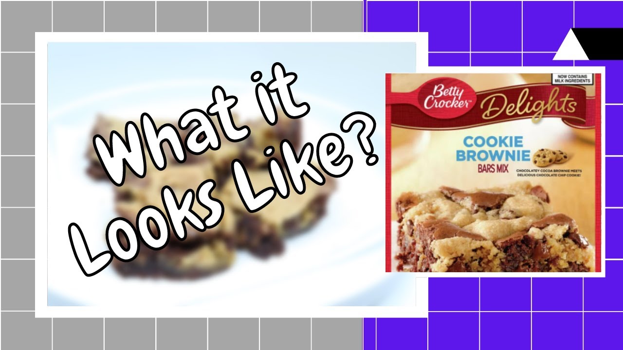 Betty Crocker Delights – Cookie Brownie Bars Mix