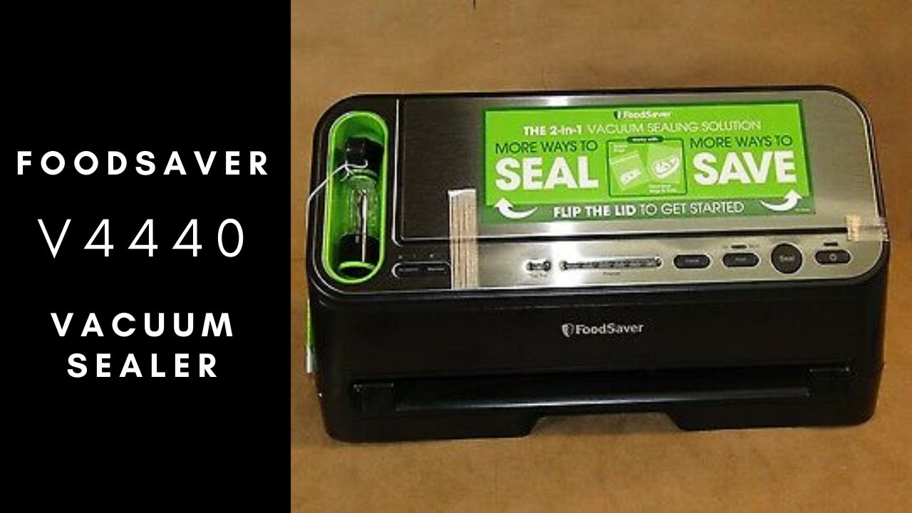 REVIEW Foodsaver V4440 (4400) 2-in-1 Vacuum Sealer Machine with Automatic Bag Detection