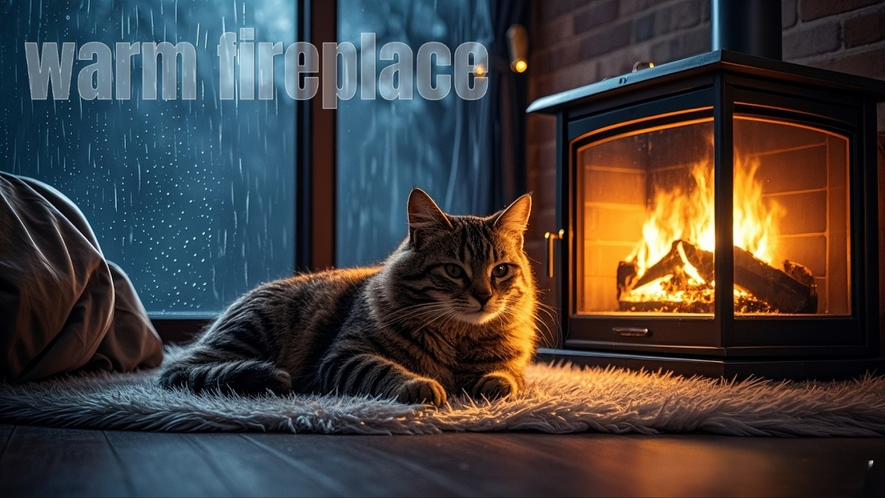 A Calm Night for You and Your Cat 🐾 Gentle Music to Unwind and Fall Asleep Together