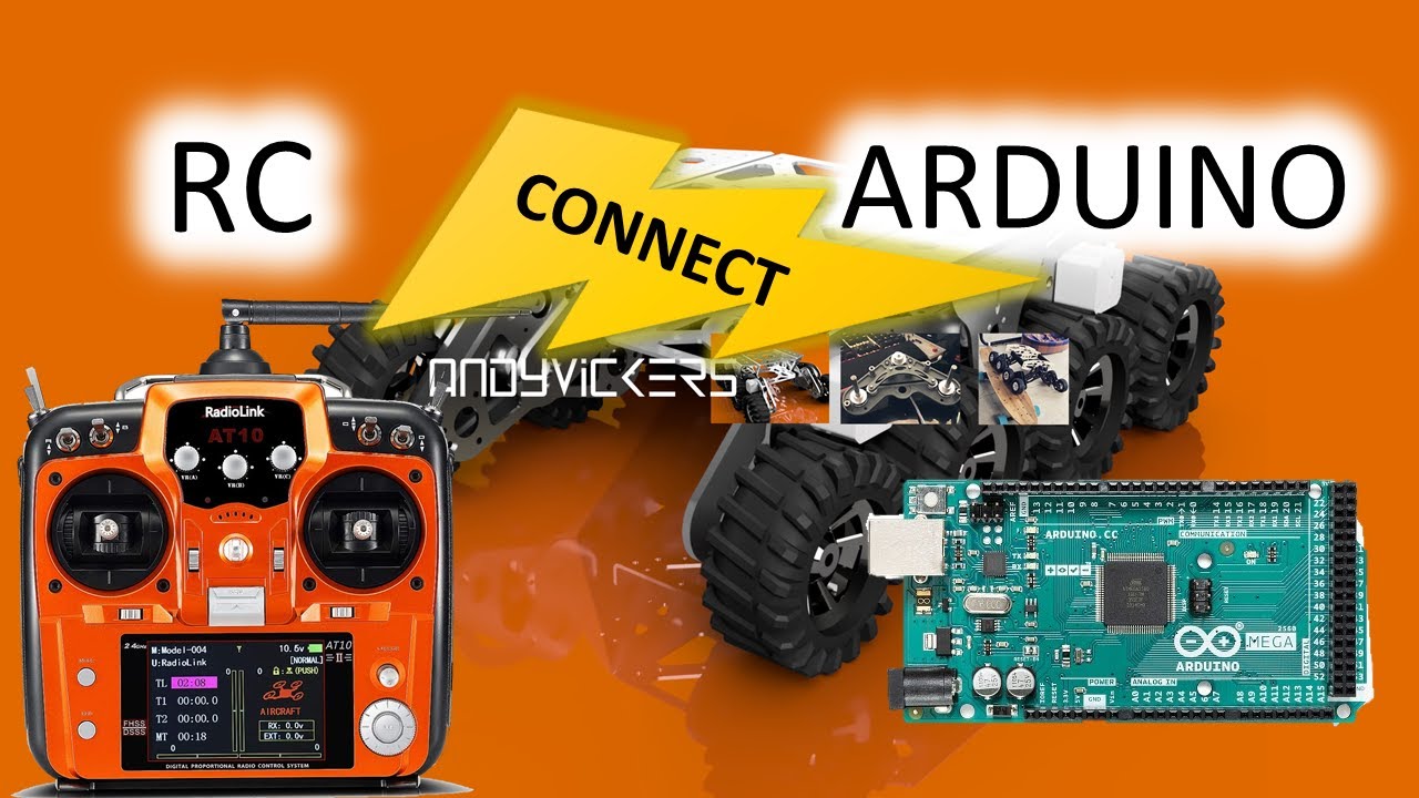 Using an RC Controller with an Arduino [With code and wiring]