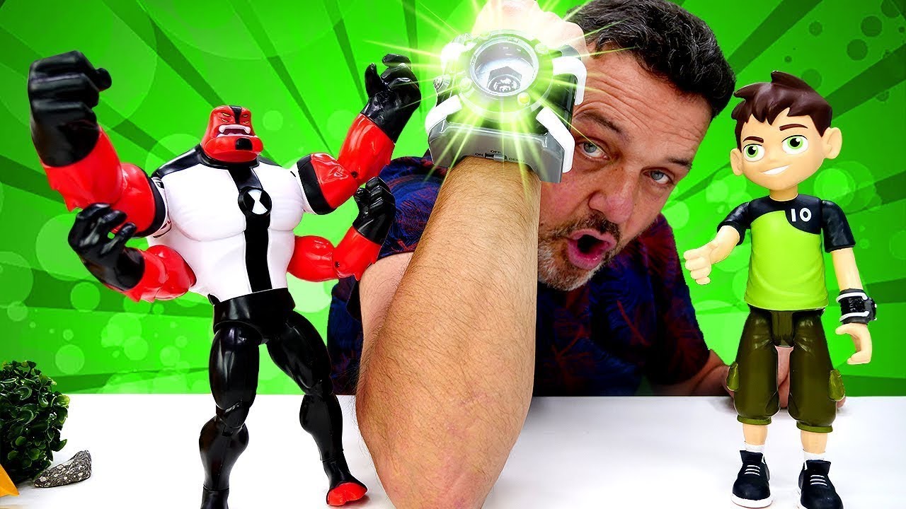 El Omnitrix de Ben 10. Vídeos de juegos en español. Colección de Superheroes videos.