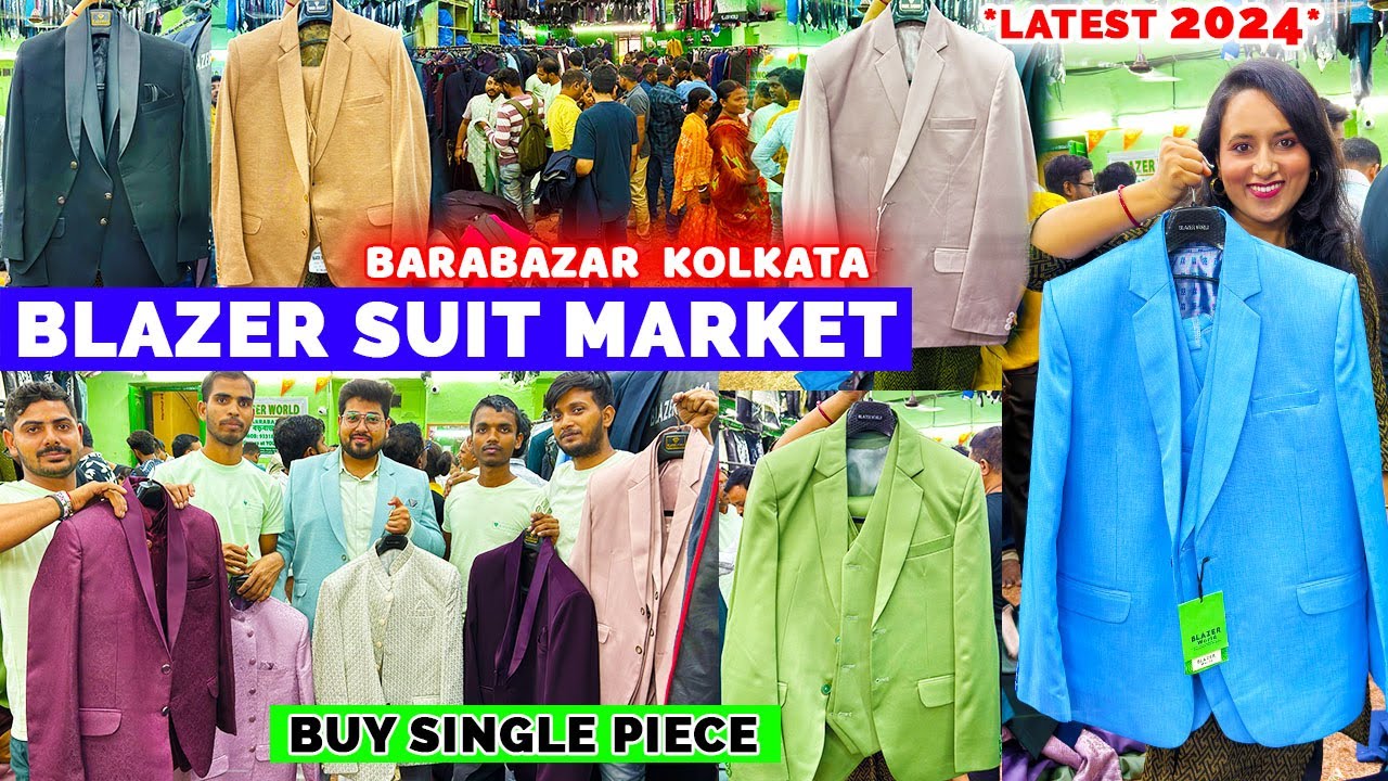 Barabazar Blazer Suit Market | Blazer Wholesale Market in Kolkata | Suits for Men | Blazer World