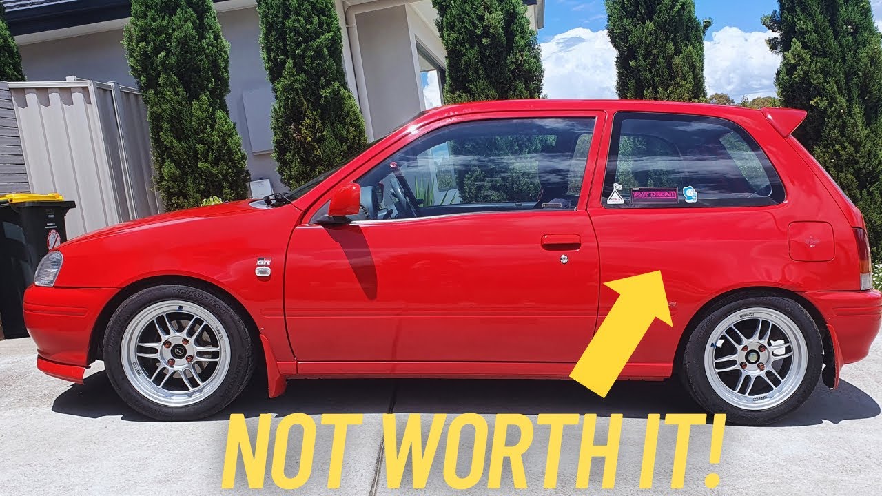 I RUINED my Starlet with the DUMBEST mod ever (weight reduction)