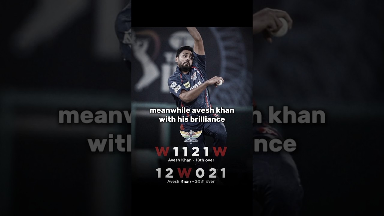 avesh khan the finisher 💀