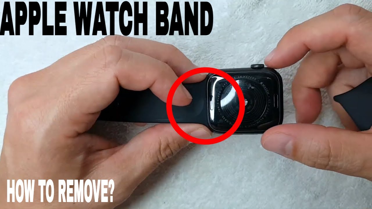 ✅  How To Remove Apple Watch Band 🔴