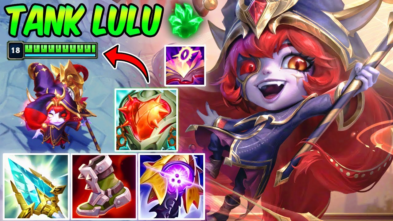 S+ HEARTSTEEL TANK LULU MID | New Build & Runes | League of Legends