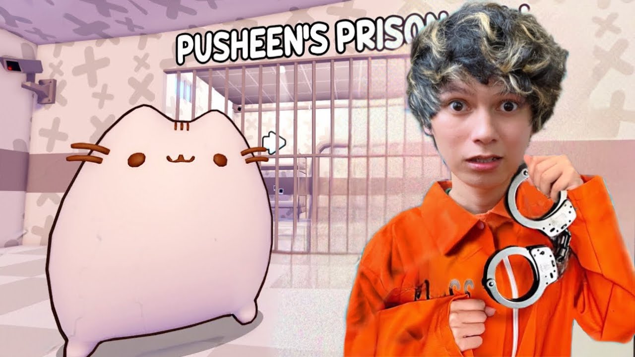 I ESCAPED PUSHEEN'S PRISON RUN IN ROBLOX (OBBY)