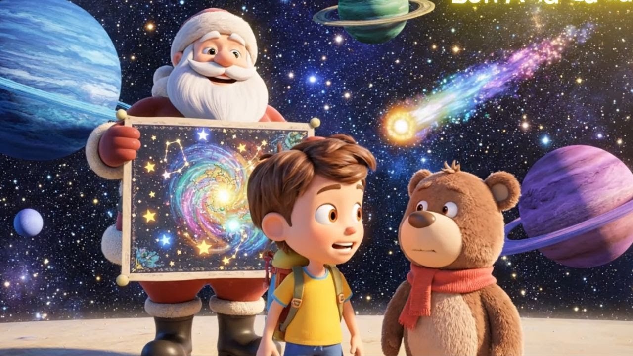 Bon And Buddy Adventure Ep20🌌Save Christmas in Space｜Christmas Space Stories for Kids