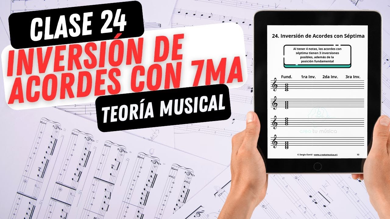 Inversión de Acordes de Séptima - Curso de Teoría Musical Clase 24