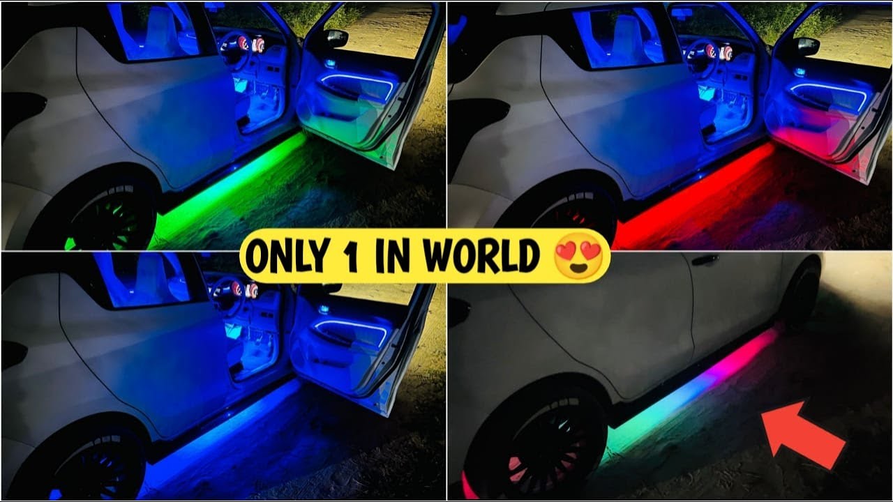 FINALLY MY SWIFT GOT UNDER BODY LIGHTS 🔥 ONLY 1 WORLD WITH WATERPROOF LIGHTS 💥 SWIFT MODIFICATION ❤