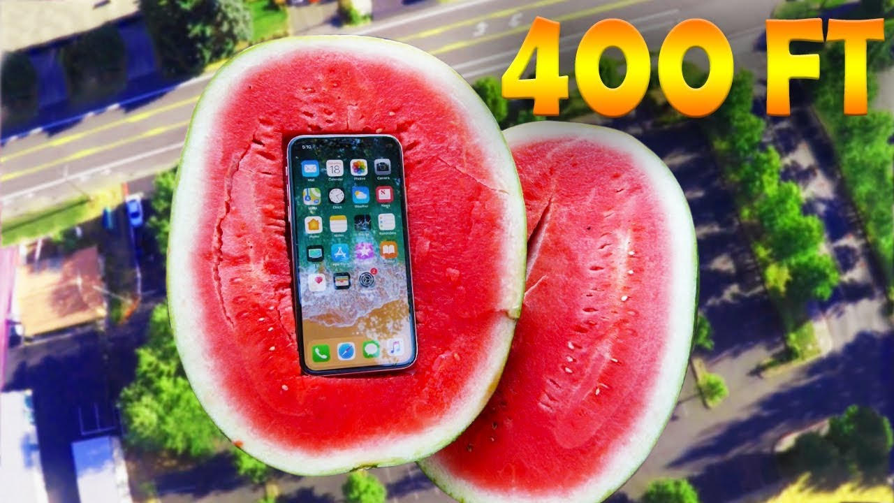 Can Watermelon Protect iPhone X from 400 FT Drop Test?
