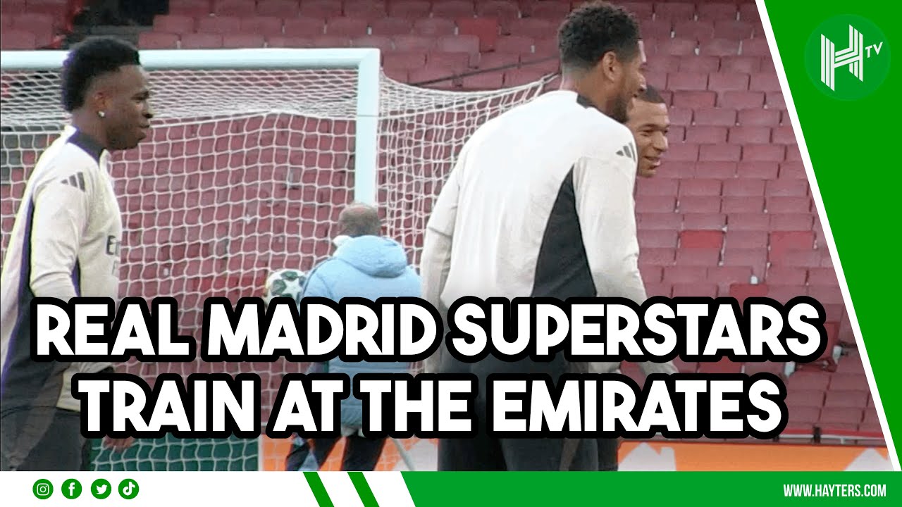 Mbappe, Vini, Bellingham & Rodrygo ALL train at Arsenal