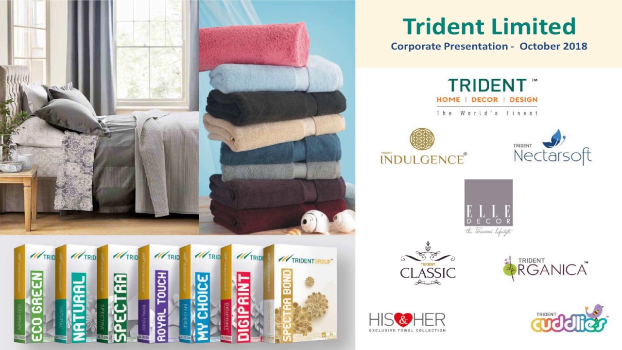 TRIDENT LTD  Corporate Presentation  Oct 2018