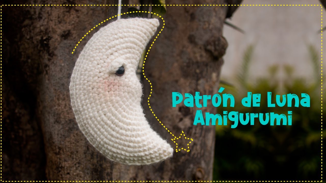 AMIGURUMI DE LUNA 🌛  Como TEJER a CROCHET PASO A PASO