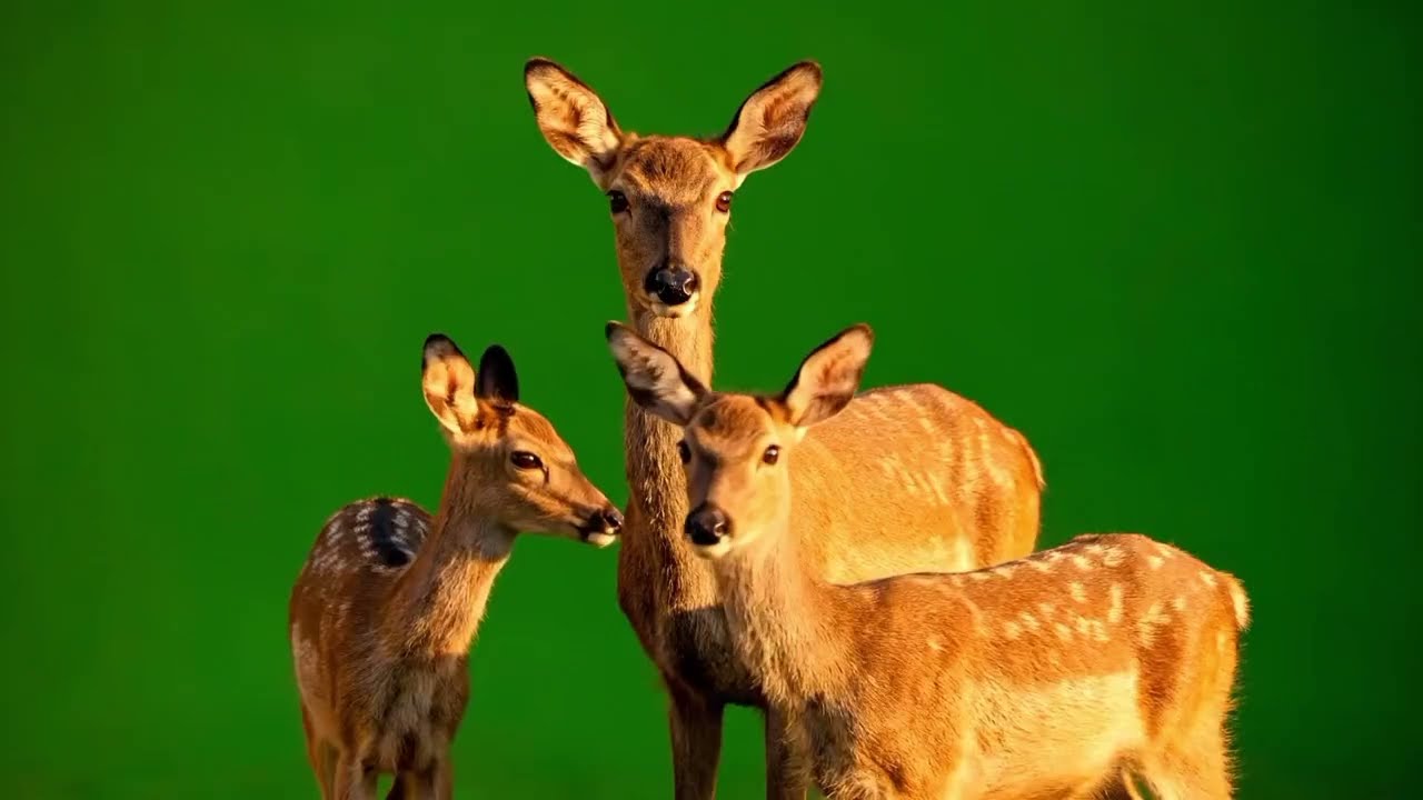 Deer Green Screen Video | Chroma Key Deer Footage | No Copyright #deer 