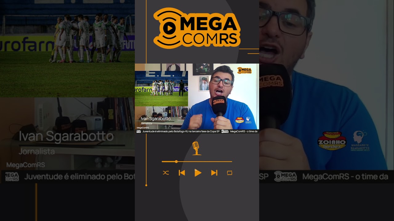 Juventude é eliminado pelo Botafogo-RJ na terceira fase da Copa SP