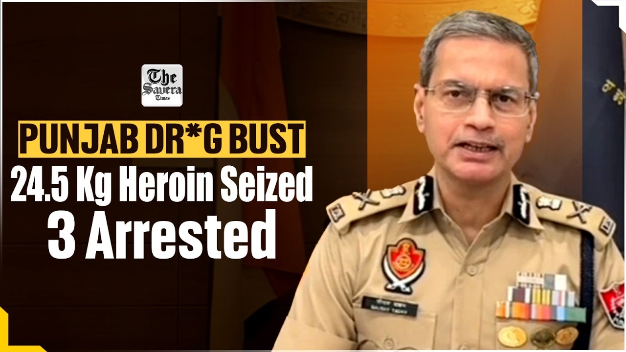 Punjab ANTF, BSF Bust Drug Racket; 24.5 Kg Heroin Seized, Three Masterminds Arrested