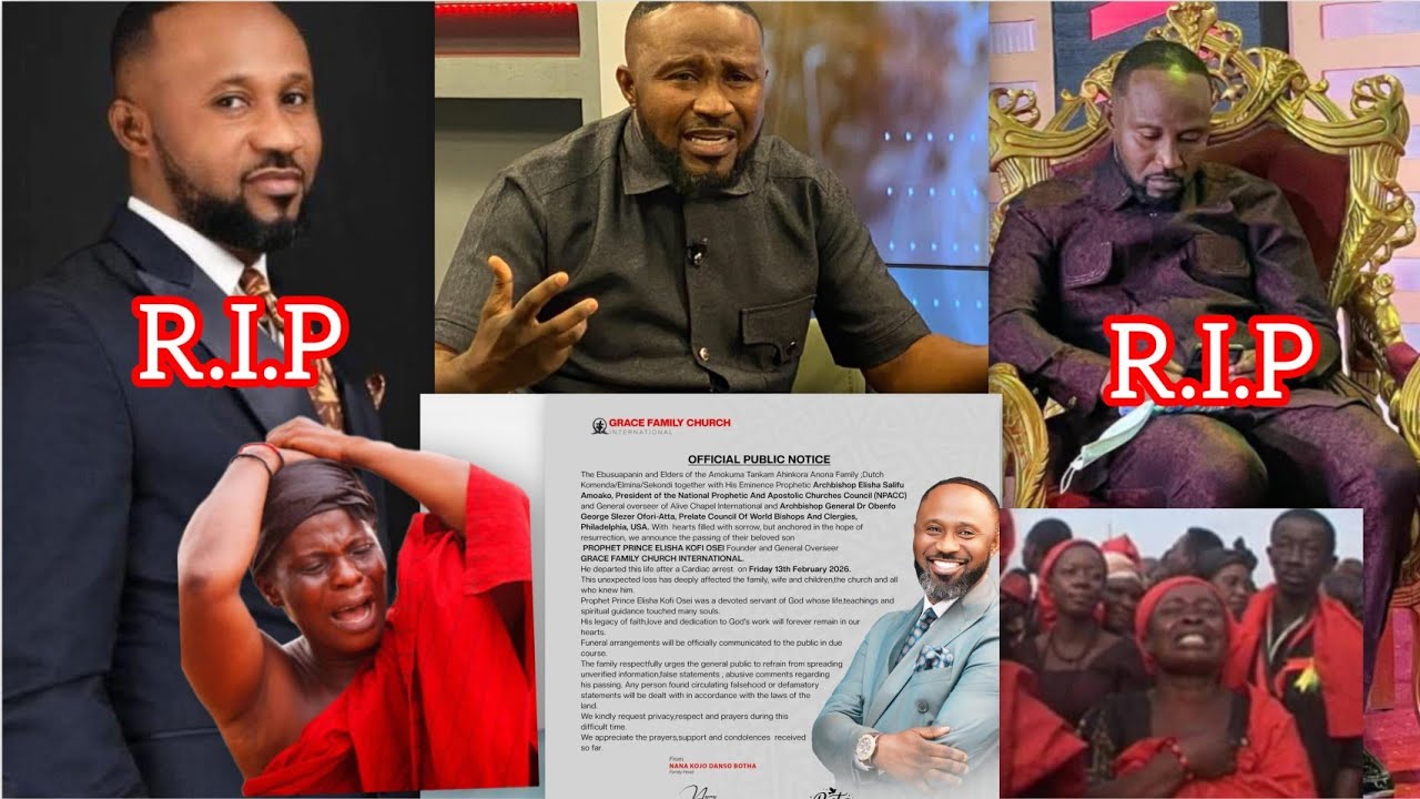 LIVE:Teärs Flow Heävily As Family Of Prophet Prince Elisha Osei F!nally Confirms His Sudden Deäth