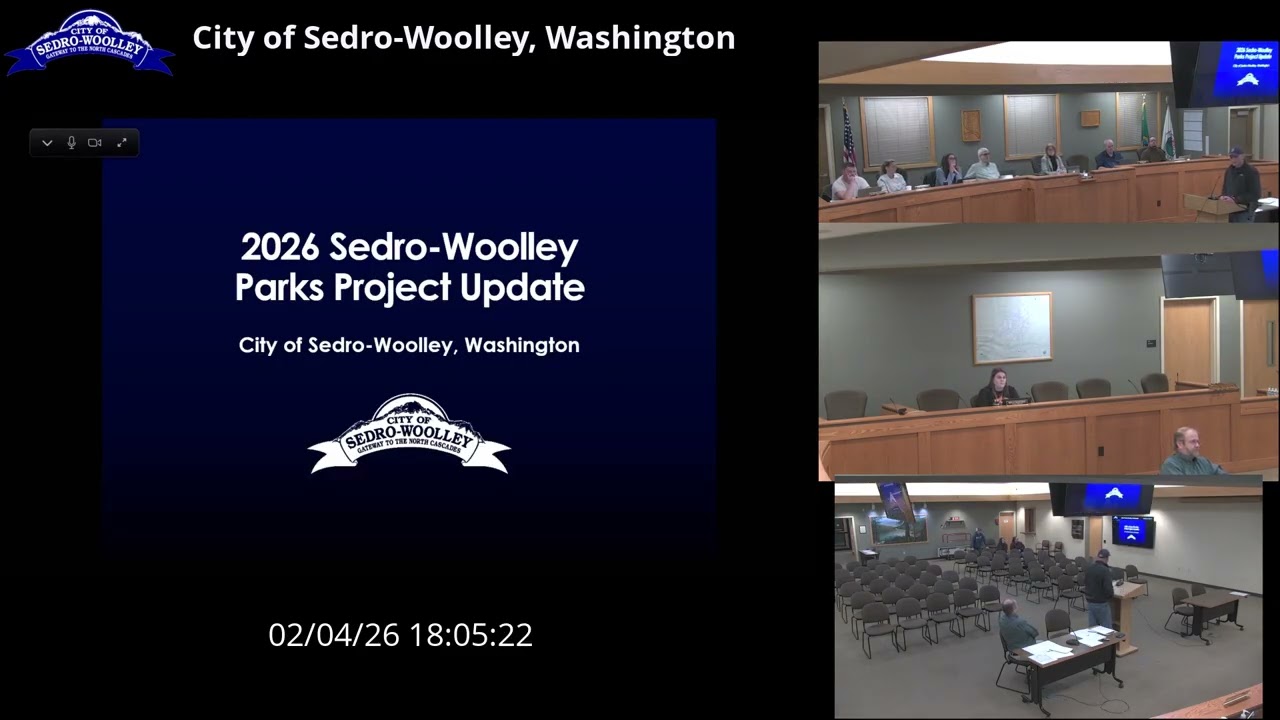 Sedro-Woolley City Council Study Session Meeting for February 4, 2026