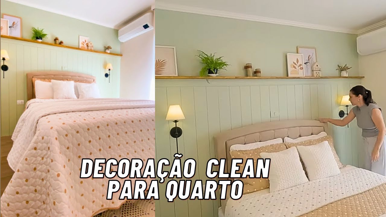 COMO DEIXAR O QUARTO MAIS BONITO DECORAÇÃO FÁCIL SEM GASTAR MUITO CAMA POSTA
