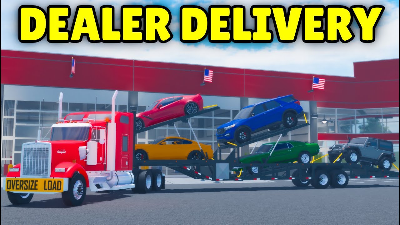 Delivering Brand NEW Cars to a Dealership in APM | Roblox American Plains Mudding