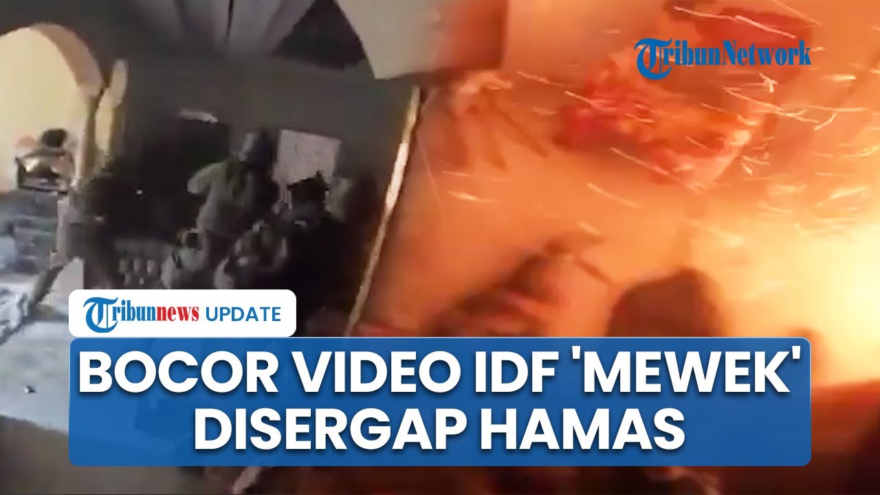 Rekaman Gerombolan Tentara IDF Teriak Ketakutan & Terseok-seok Disergap Pejuang Hamas di Gaza