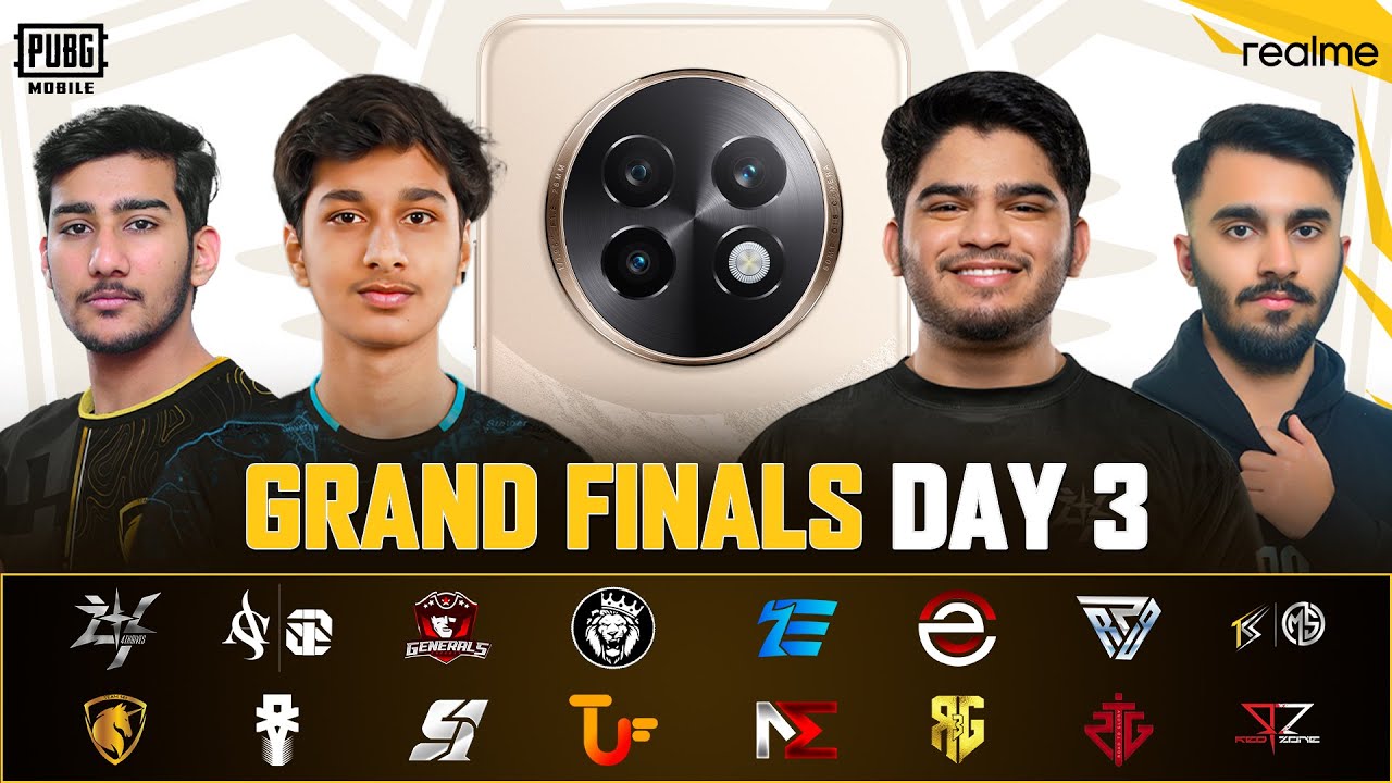 Grand Finals Day 3 | PUBG Mobile realme Number 13 Tournament | #PUBGMobile #SpeedtoVictory