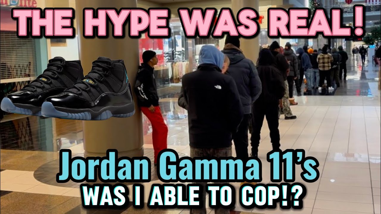 Кроссовки Air Jordan 11 Gamma! Купила в торговом центре?! Ажиотаж был оправдан.