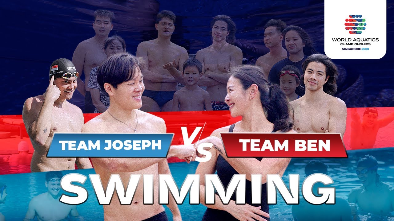 Грандиозное сражение по плаванию: команда Джозефа против команды Бена | World Aquatics 2025