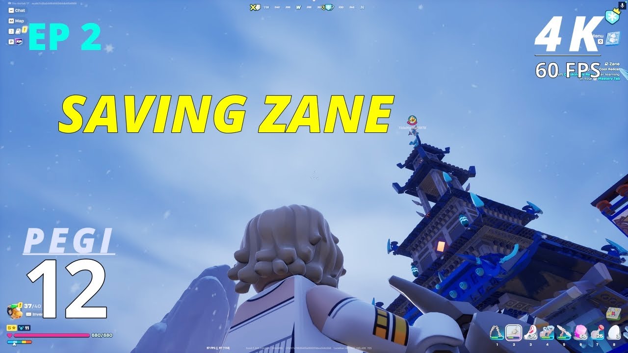 SAVING ZANE'S SANCTUM! ❄️⚔️ (Lego Fortnite Odyssey Ep 2)