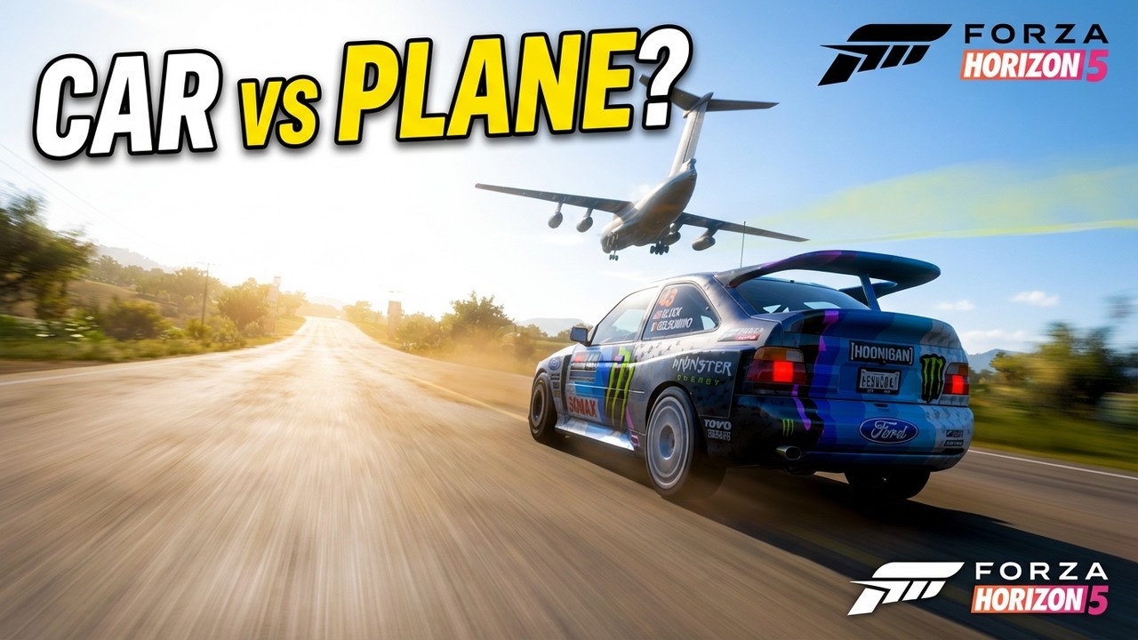 Plane Vs Car - Forza Horizon 5 Epic Showcase Race