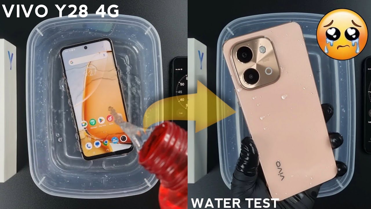 Vivo Y28 Water Test iP64 💦💧| Vivo Y28 4G is Waterproof Or Not??