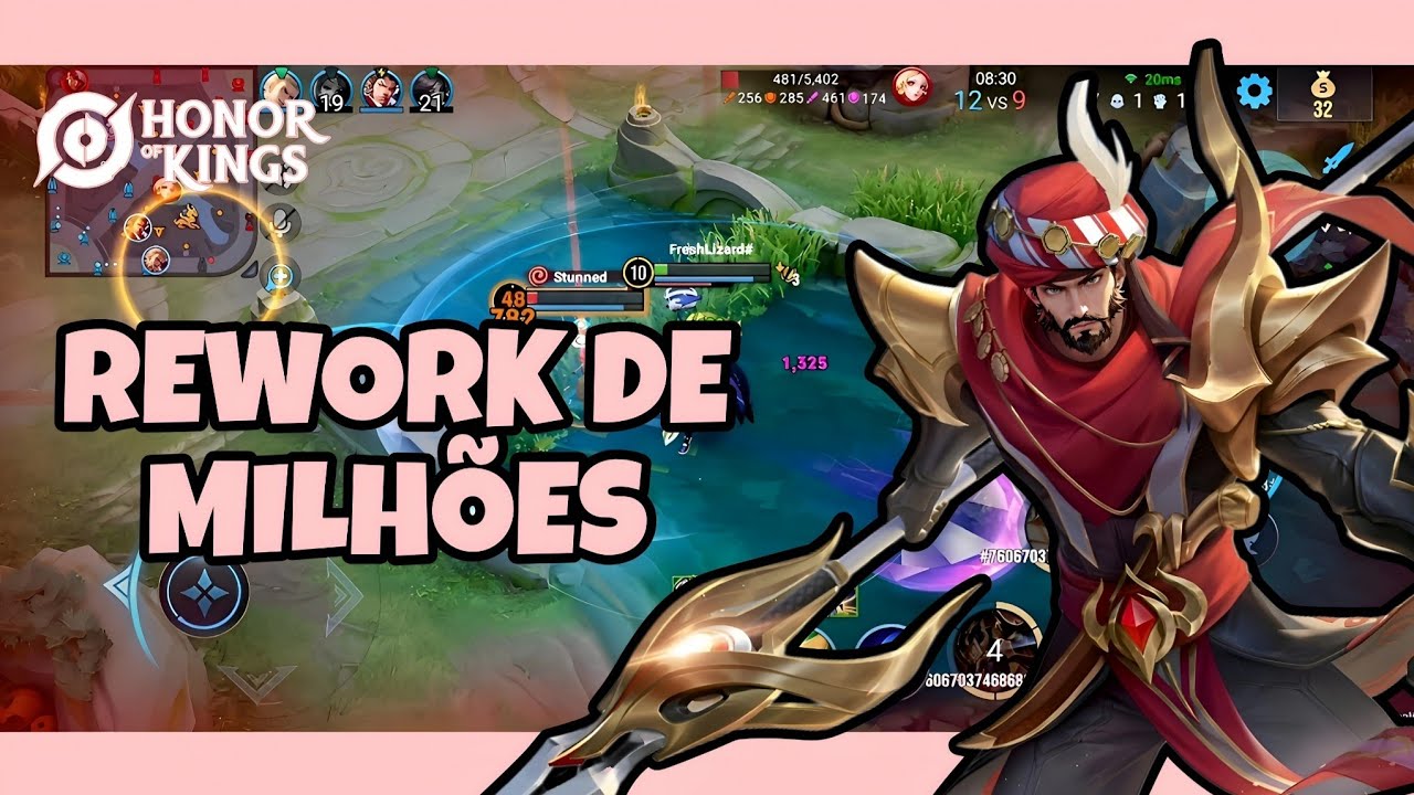 TESTANDO O REWORK DO YANG JIAN NO SERVIDOR TESTE DO HONOR OF KINGS 