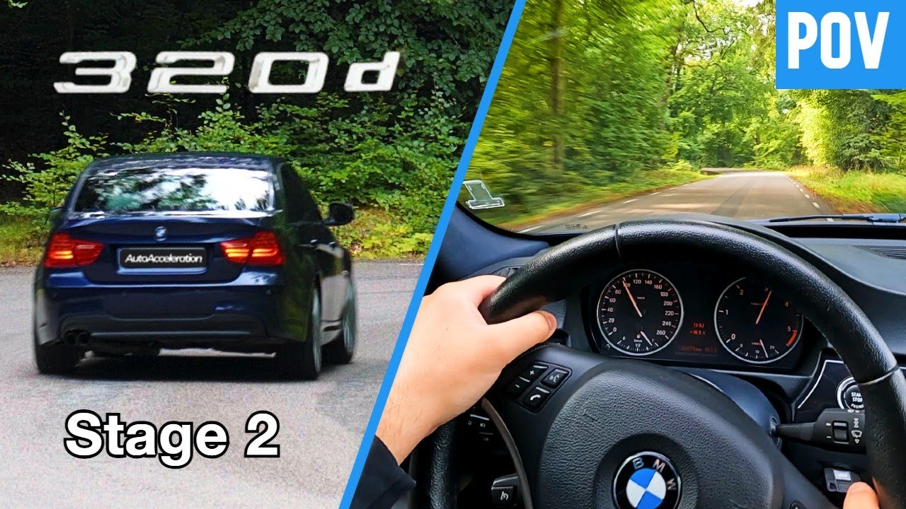 Straight piped 535Nm BMW 320d | POV | Loud sounds & turbo whistle! [4K UHD]